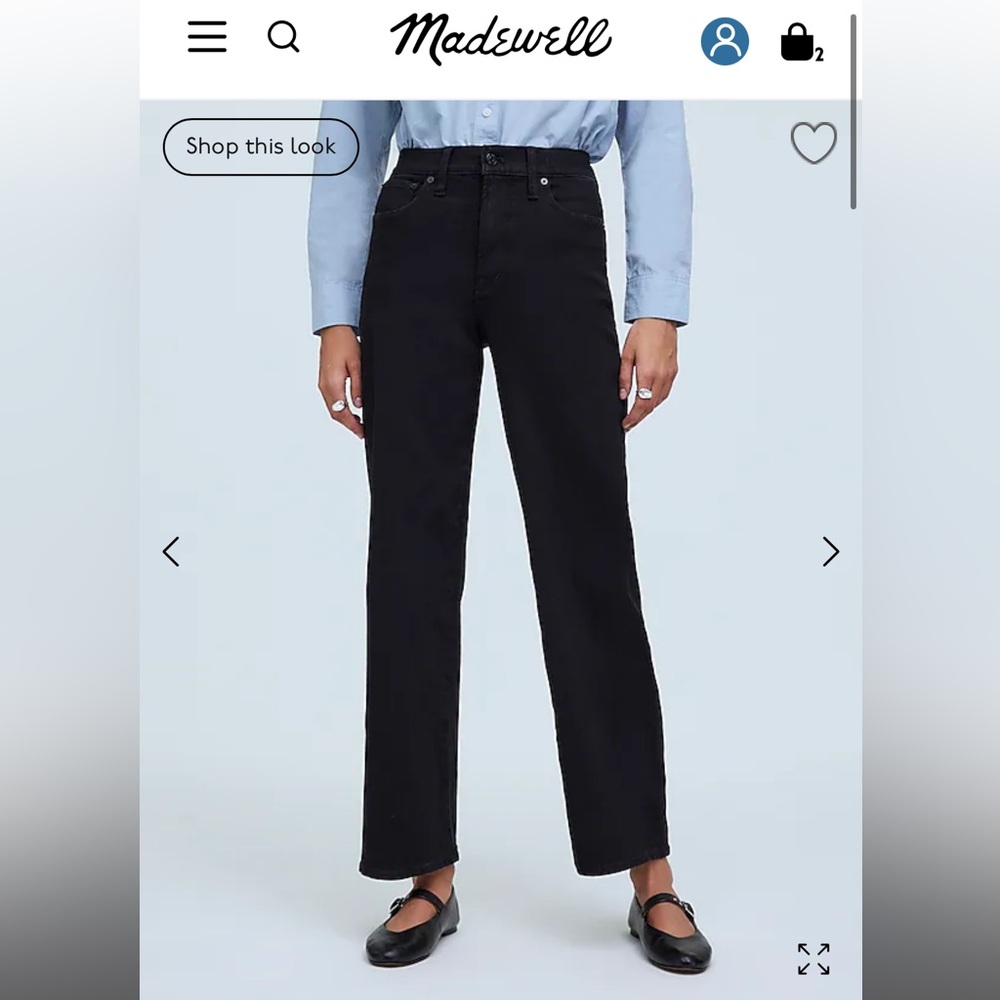 Madewell Perfect Vintage Wide Leg